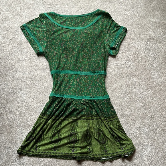 Mango Green Floral Dress - Picture 4 of 4